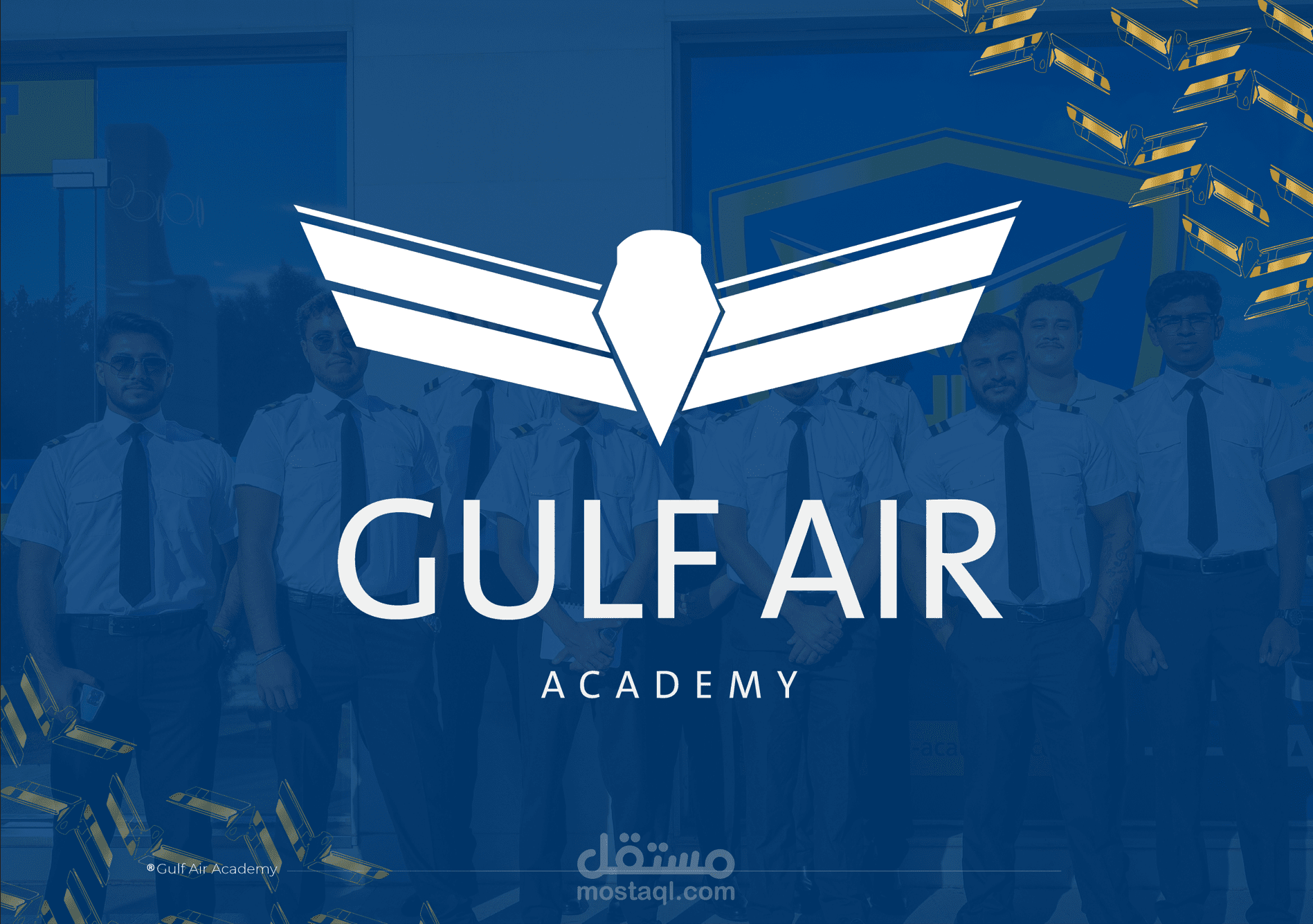 صميم هوية بصرية احترافية Gulf Air Academy