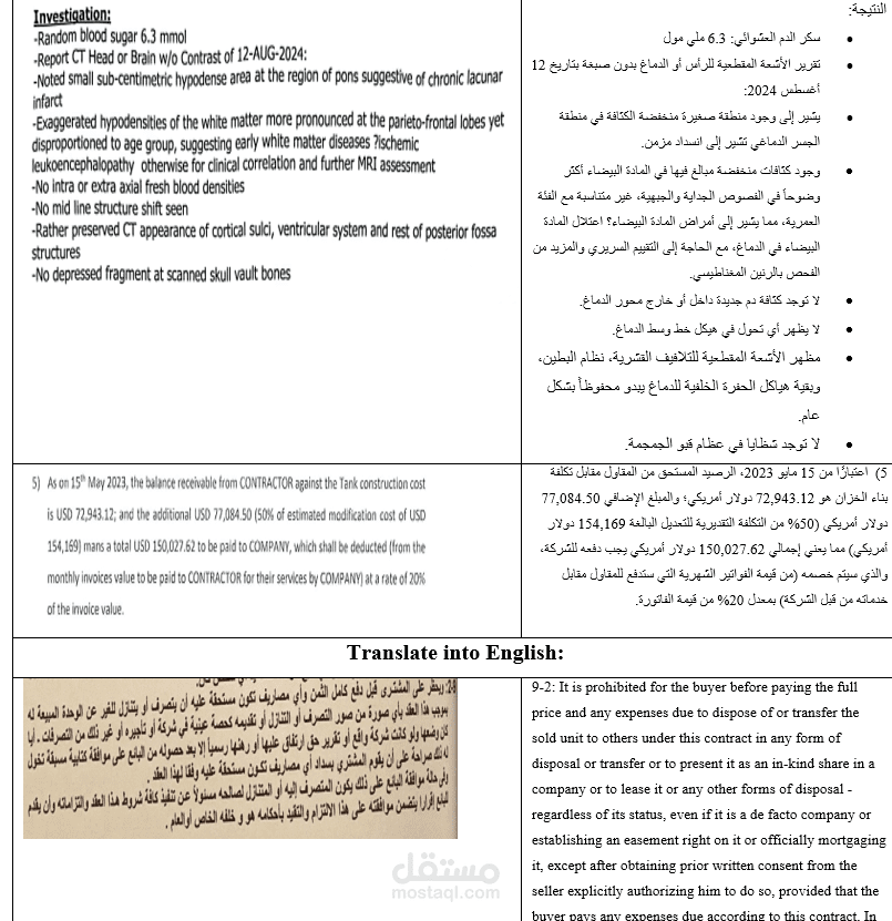 مترجمة من الإنجليزية إلى العربية والعكس