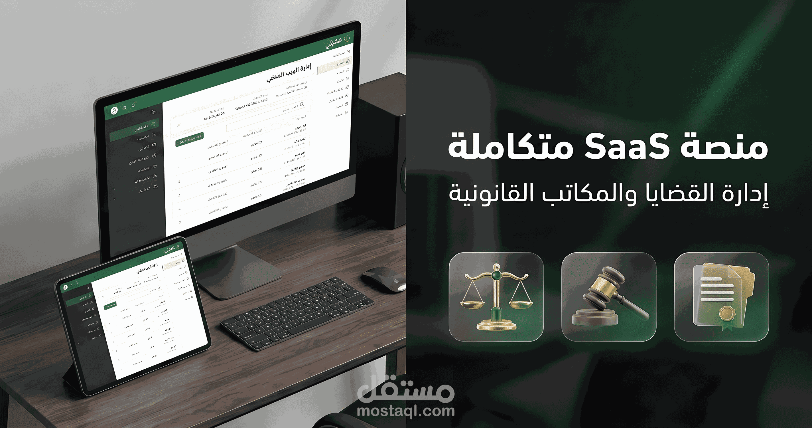 منصة قضيتي | SaaS متكامل لإدارة مكاتب المحاماة
