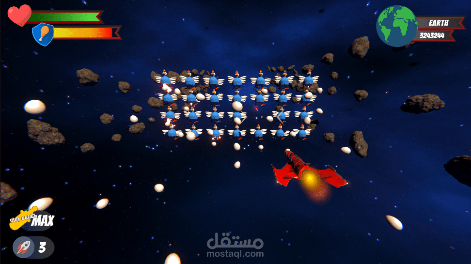 Remake for chicken Invaders game