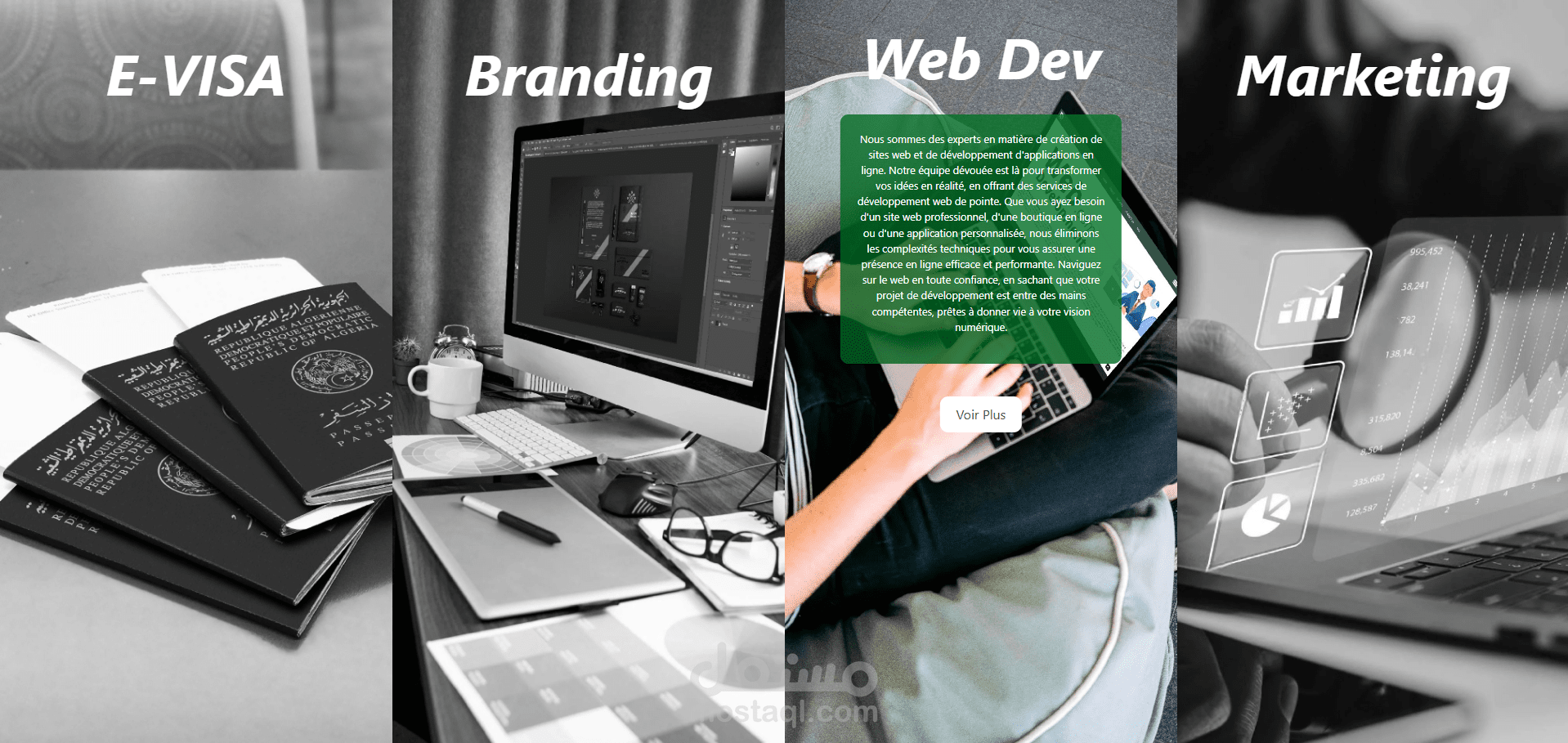 موقع إلكتروني خاص بوكالة Solution Digital Agency