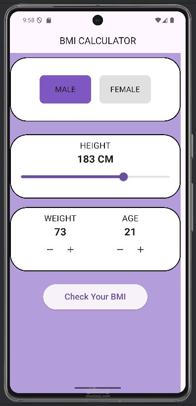 BMI CALCULATOR