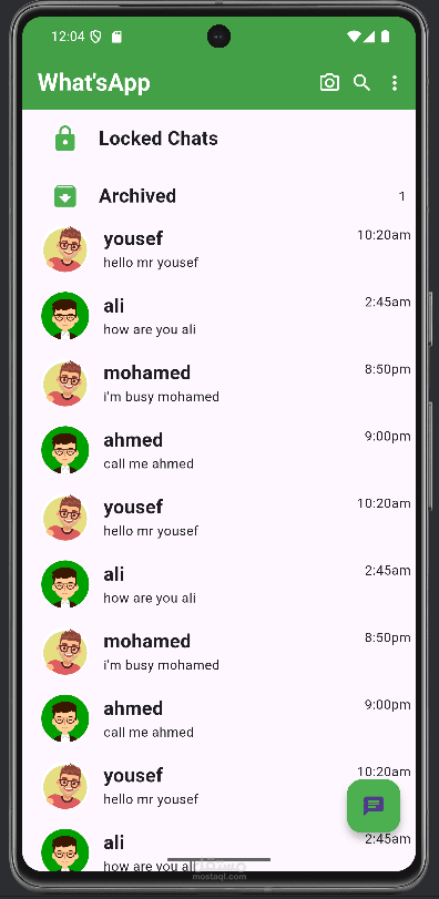 What's App UI