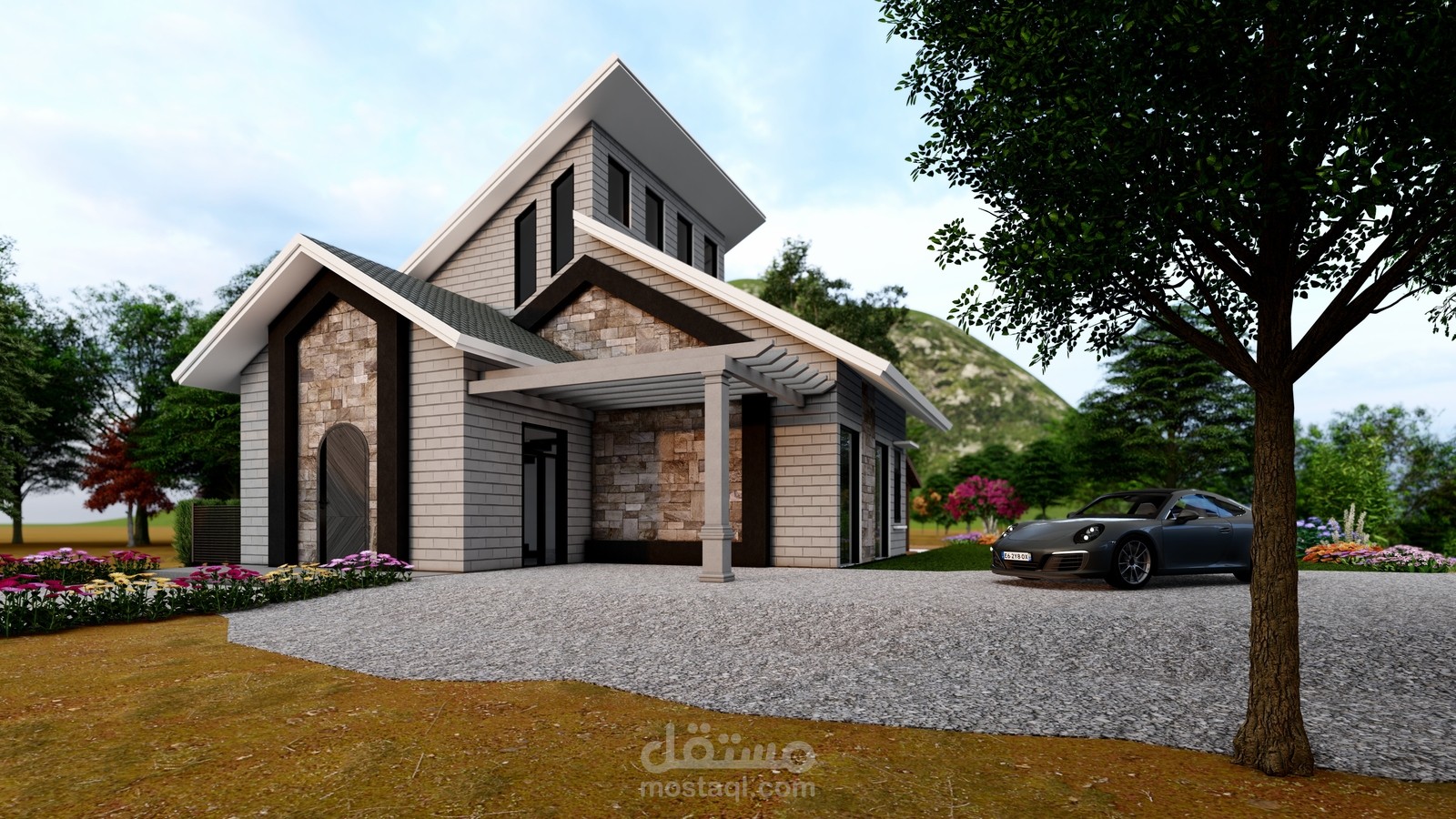 اجهة منزل الأحلام