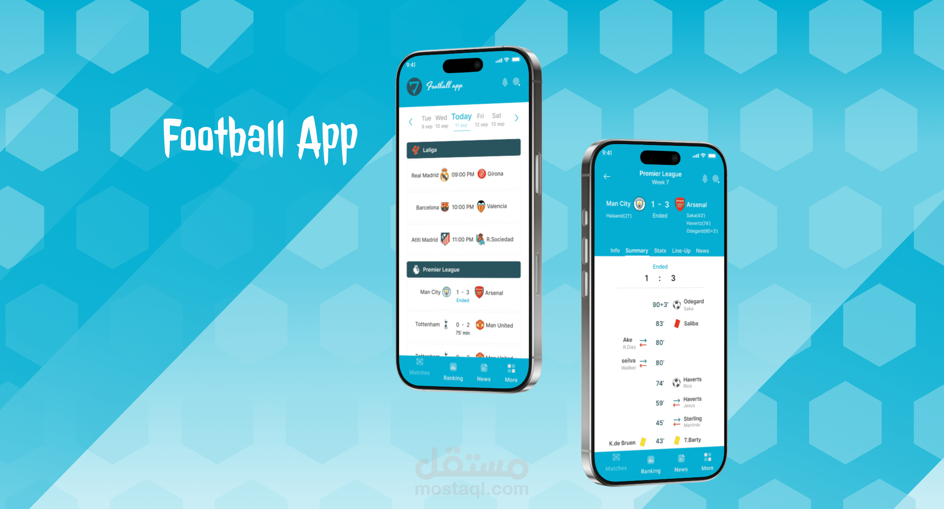 Football App - تطبيق كرة قدم