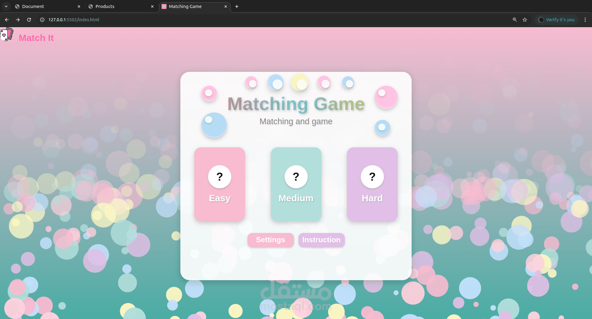 matching-card-game