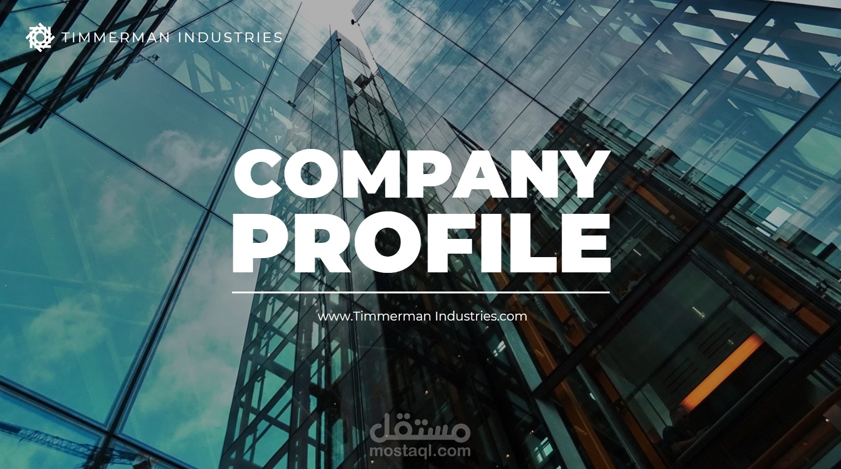 تصميم بروفايل لشركه Timmerman Industries