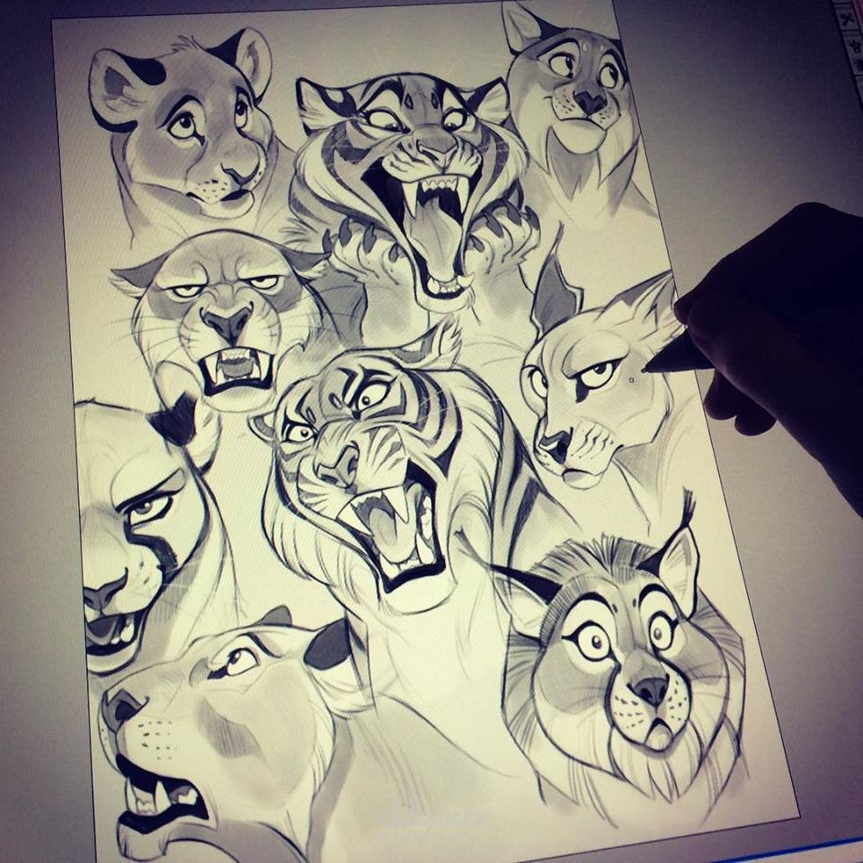 رسم بالرصاص