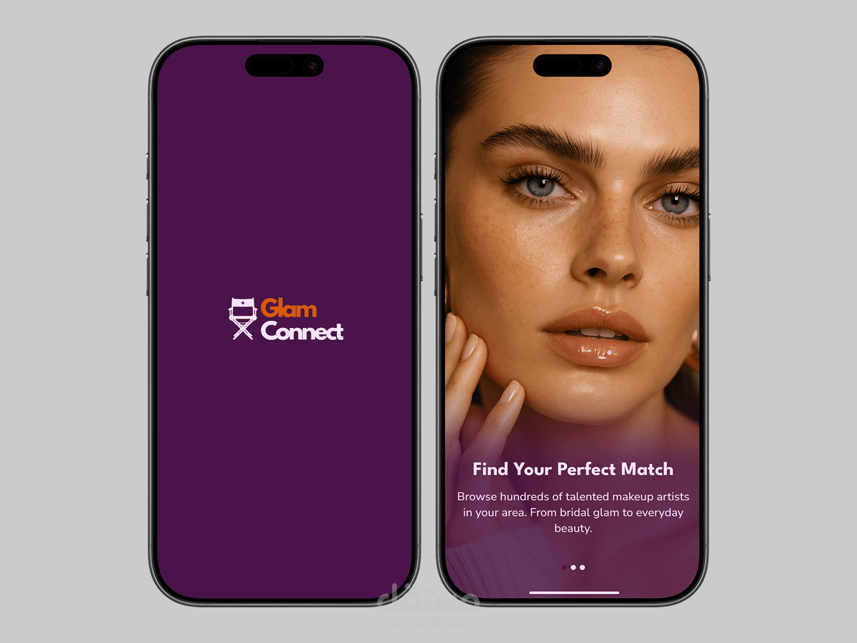 GlamConnect – منصة خدمات التجميل السعودية.