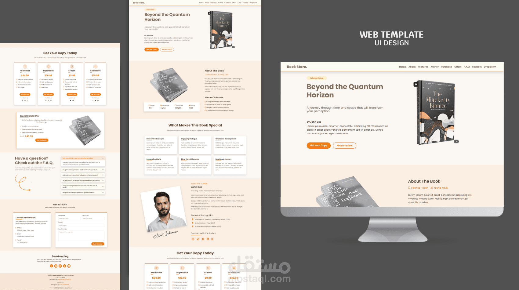 Book Store Landing Page