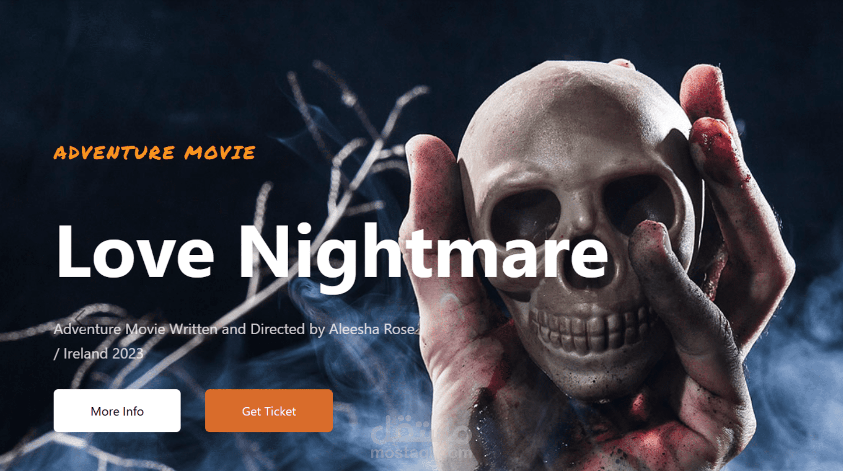 Movies Admin Platform with Landing Page