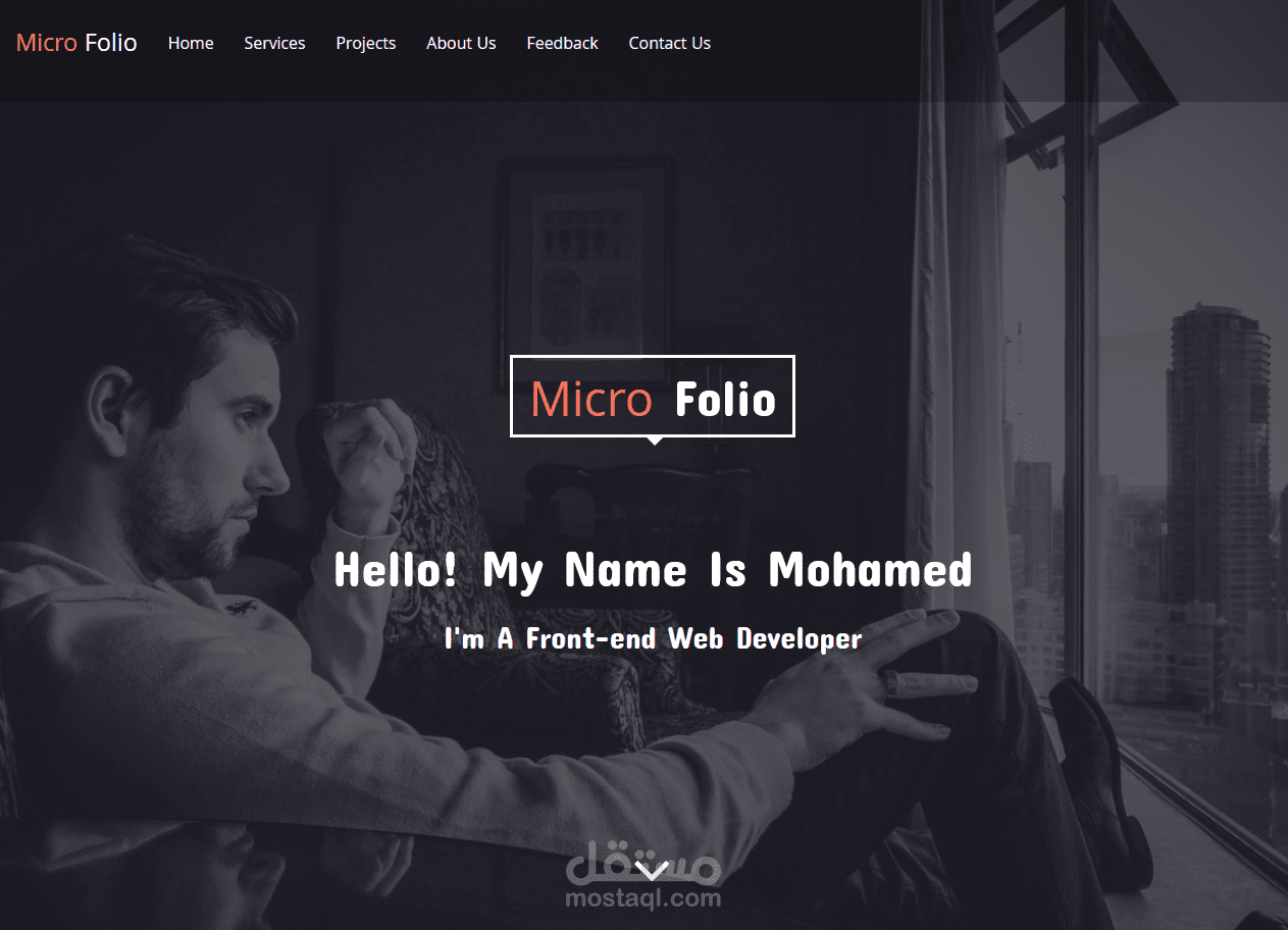 Microfolio - Responsive Portofolio Template
