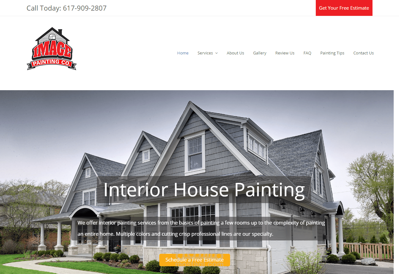 اعادة تصميم واصلاح موقع imagepaintingco.com