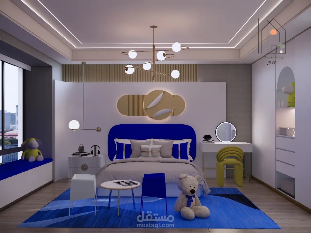 Modern Boys Bedroom Interior Design