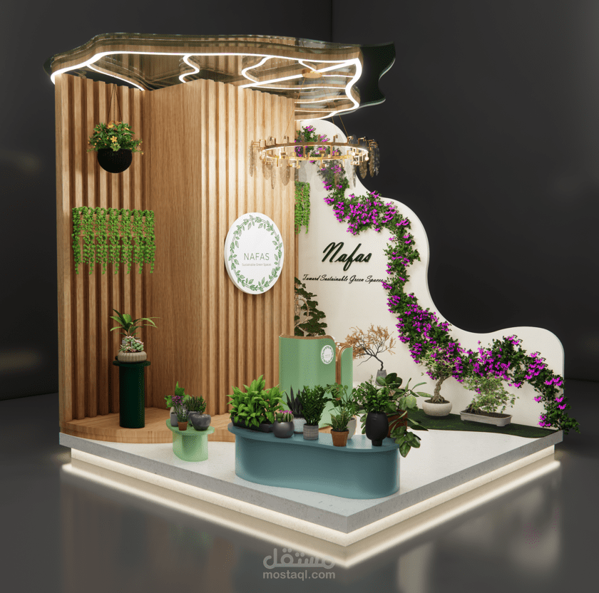 تصميم بوث ( نفس شركة متخصصة في تصميم وتنسيق الحدائق المنزلية )