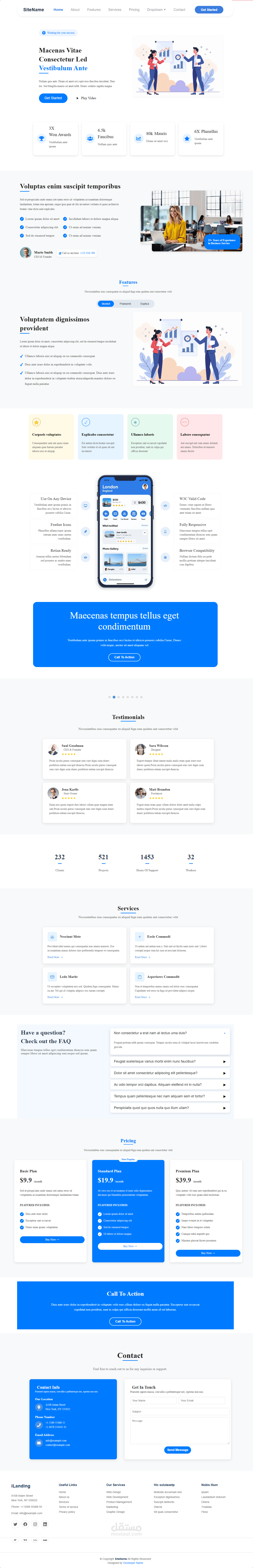 responsive website with html and css