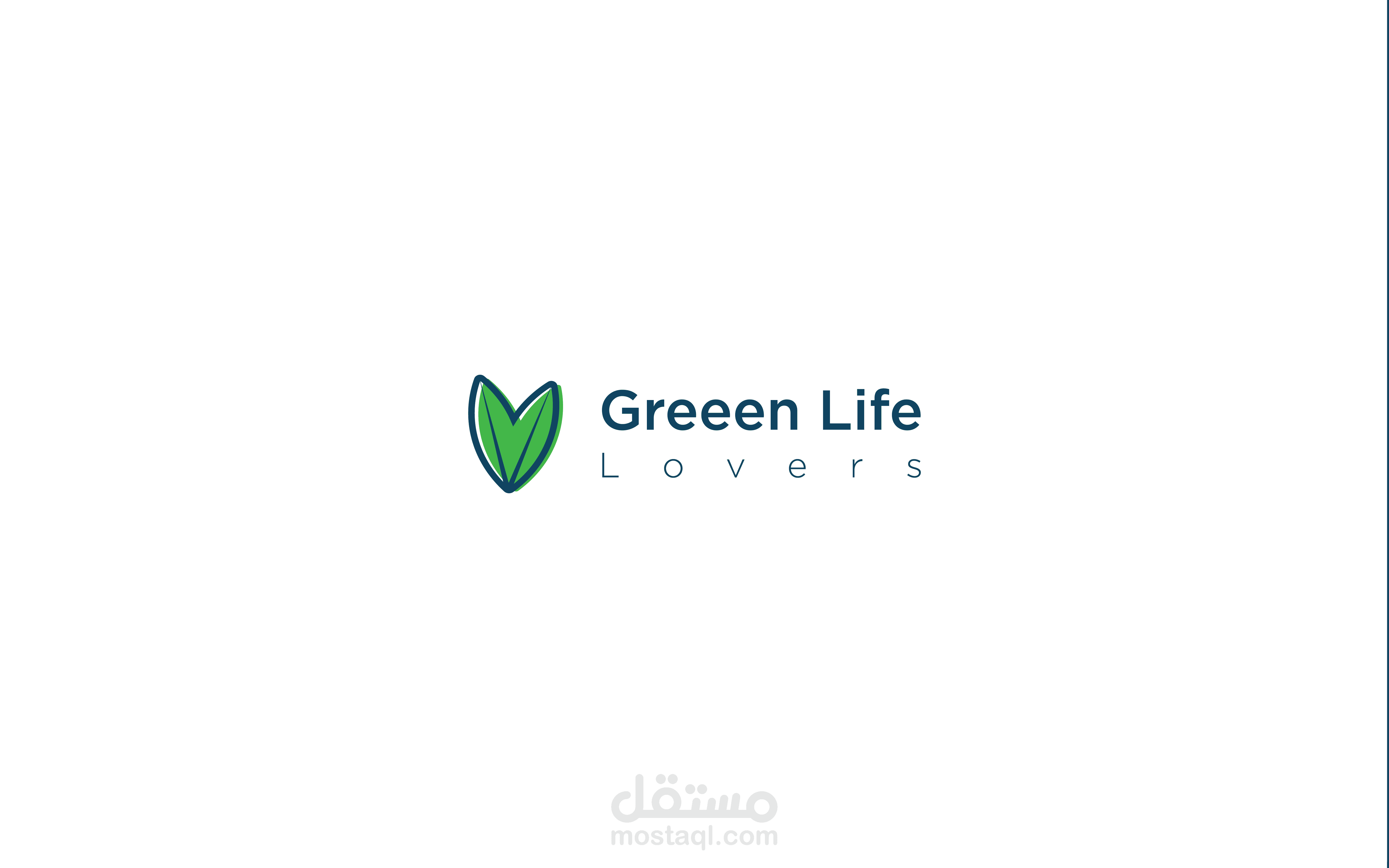 Green life lovers logo
