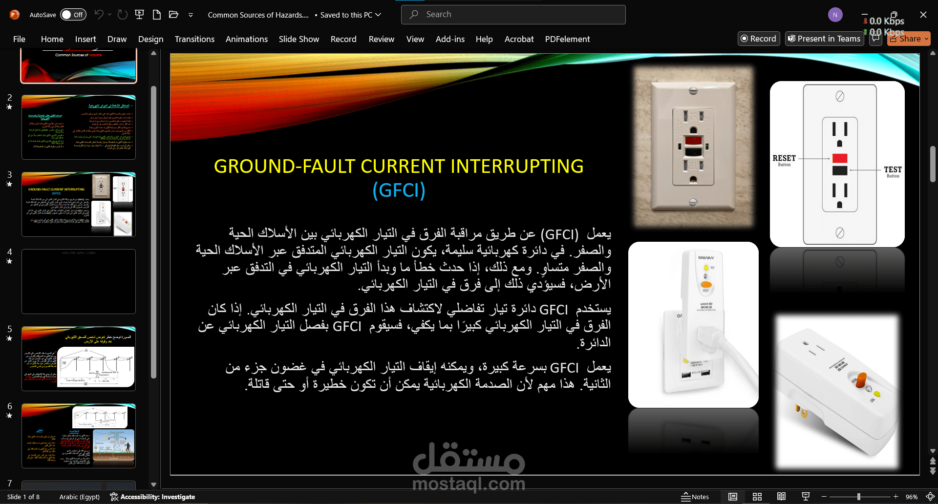 تصميم مشاريع باوربوينت PowerPoint