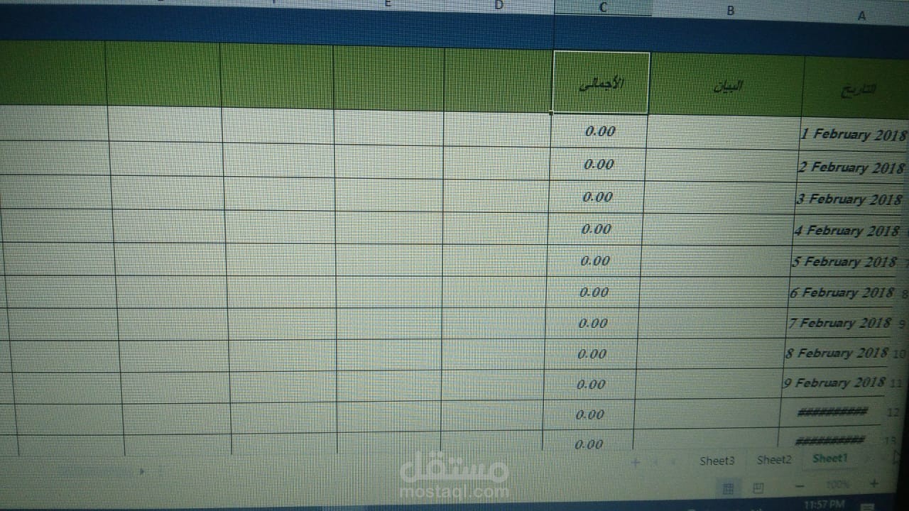 بعض اعمالى المحاسبيه لأكتر من شركه فى اكثر من مجال