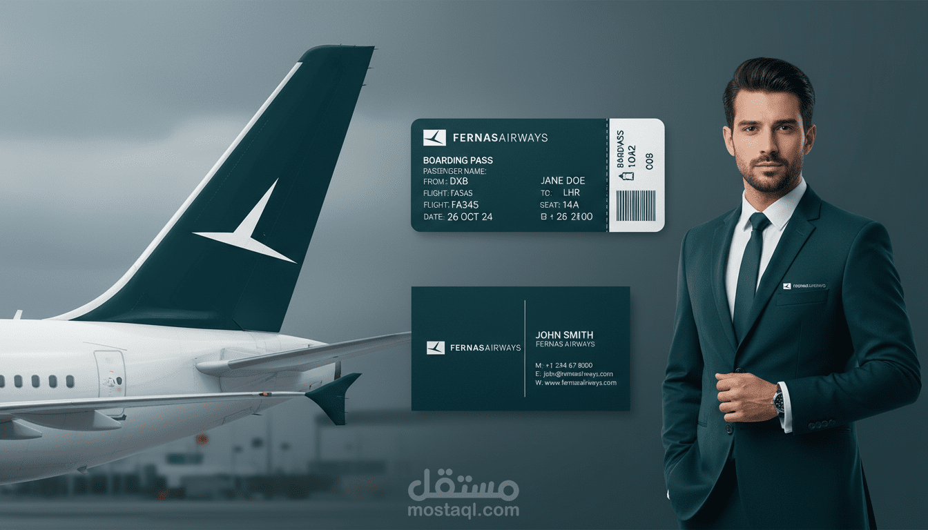 تصميم شعار Fernas Airways لشركة طيران