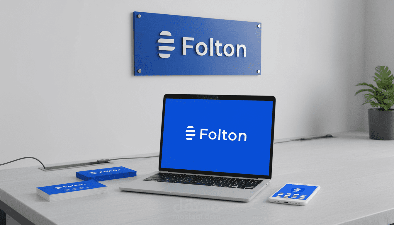 تصميم شعار Folton لشركة تقنية