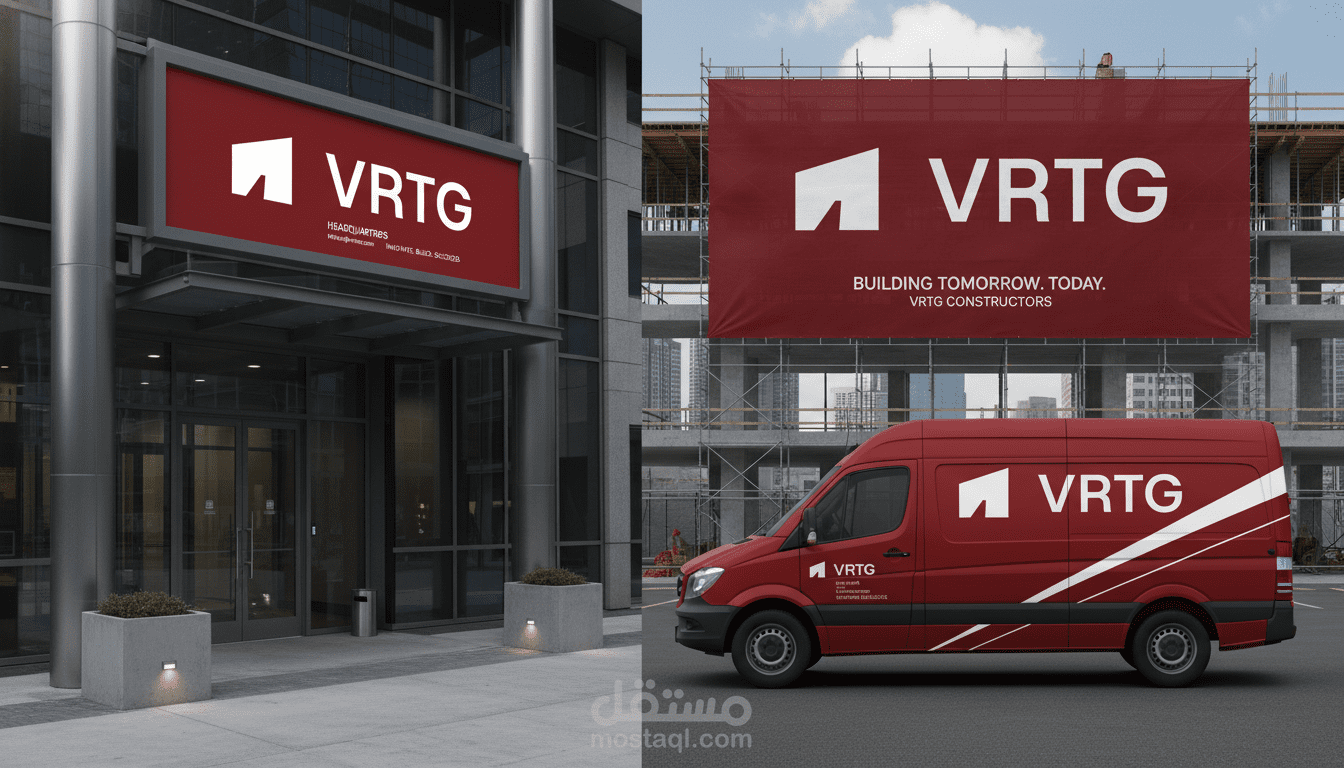 تصميم شعار VRTG لشركة عقارات