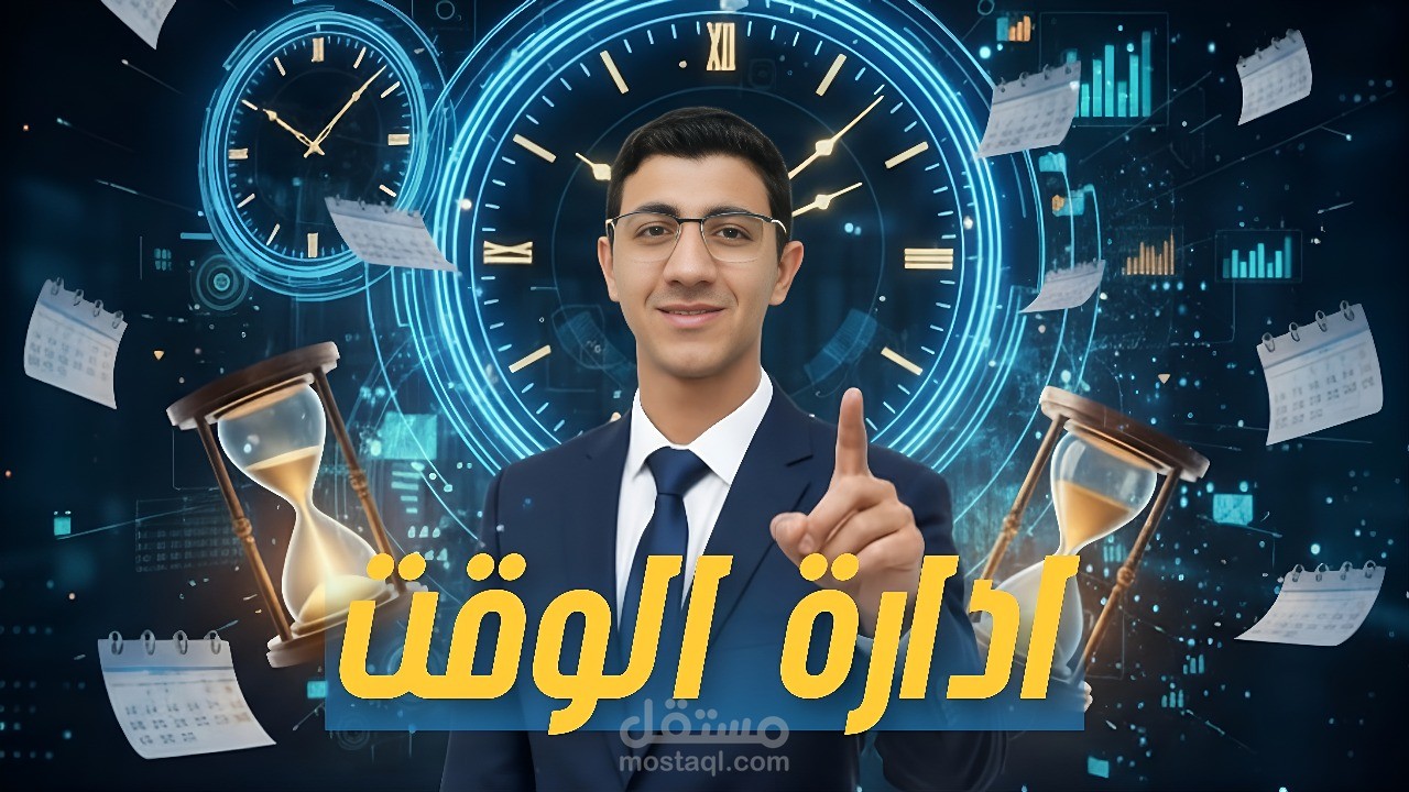 تصميم ثامنيل ممتاز لفيديو عن الوقت