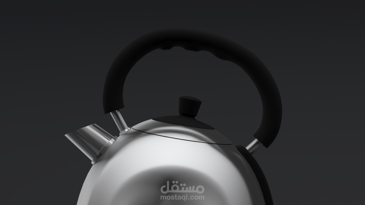 تصميم 3d و اظهار للمنتجات (براد شاى )