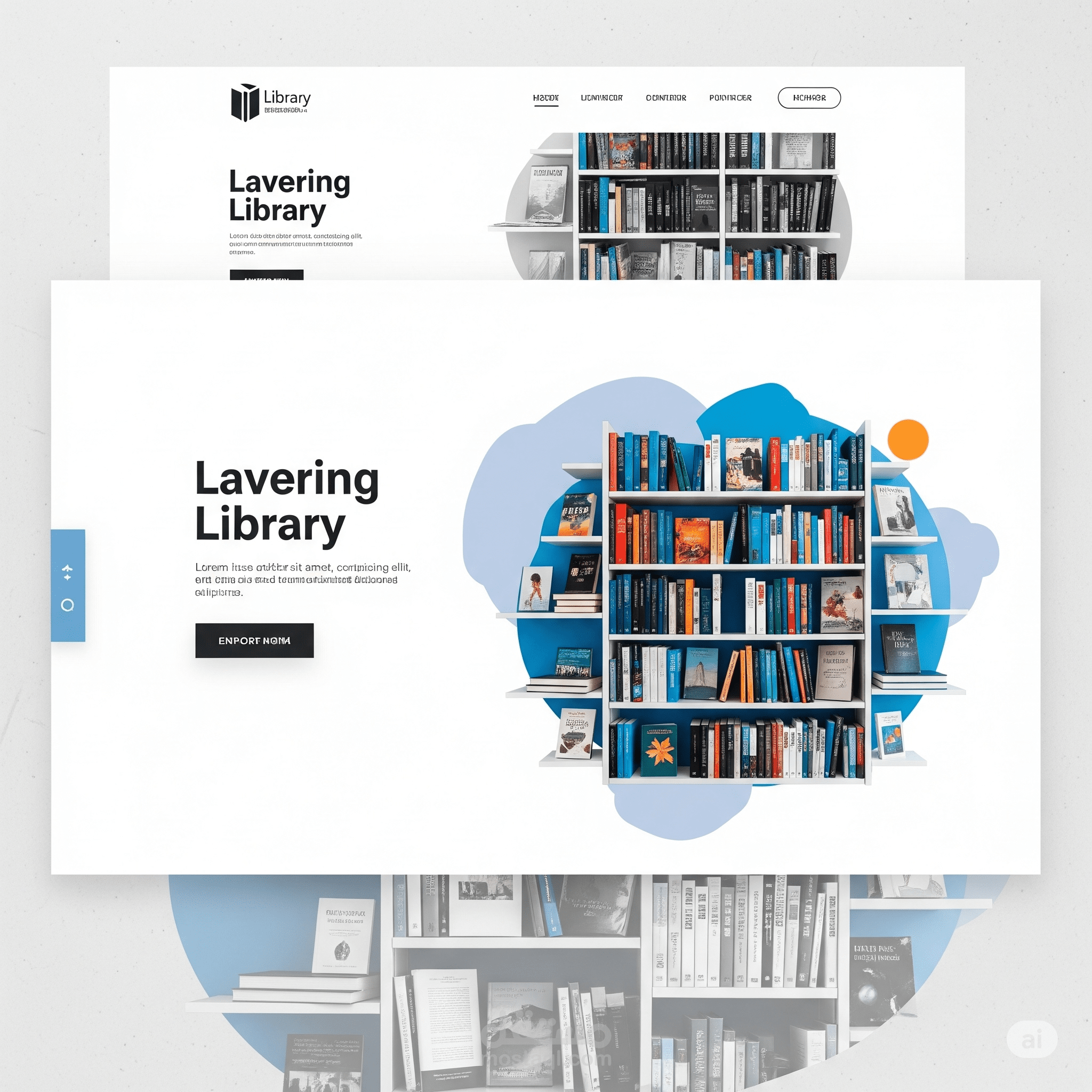 مكتبه الكترونيه لعرض الكتب