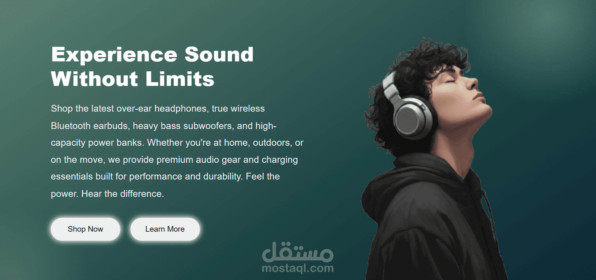 متجر إلكتروني متكامل - واجهة مستخدم (React & Tailwind) أو E-commerce Web Application (React Frontend)