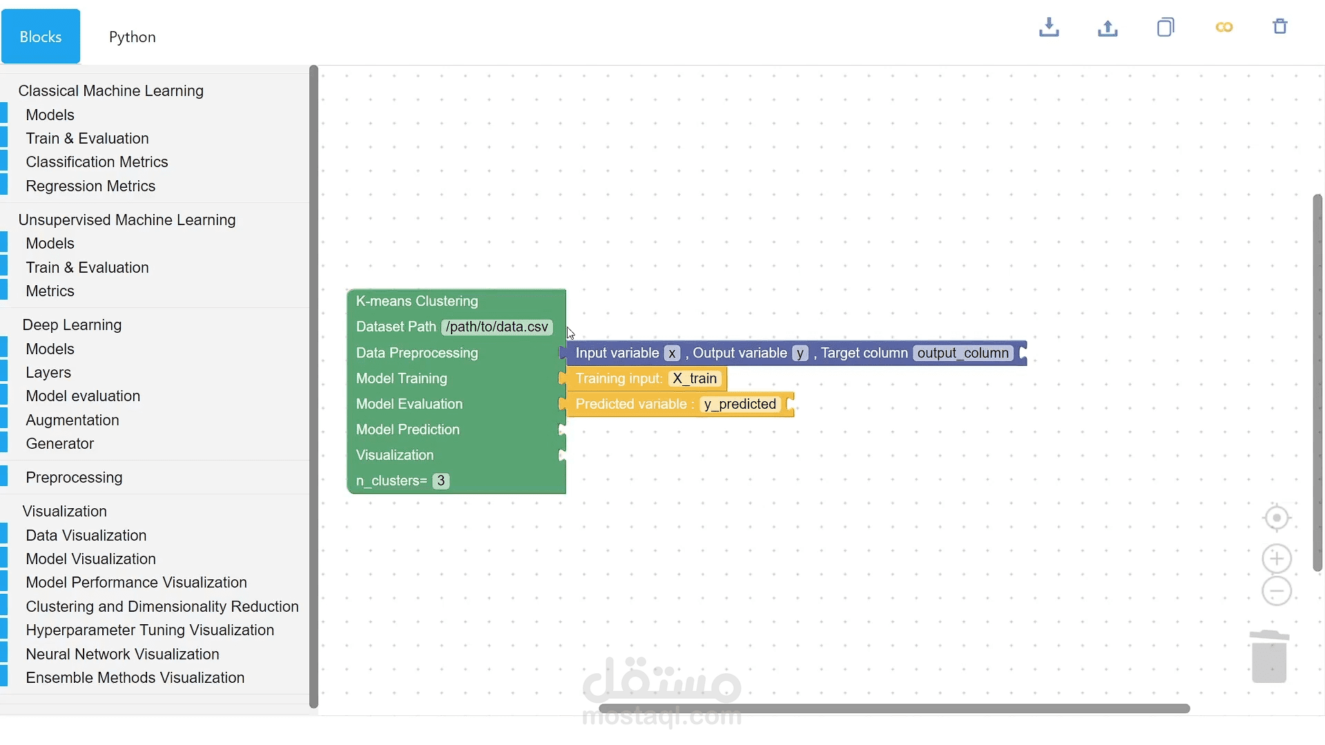 منصة بناء تطبيقات الذكاء الاصطناعي بدون كود
