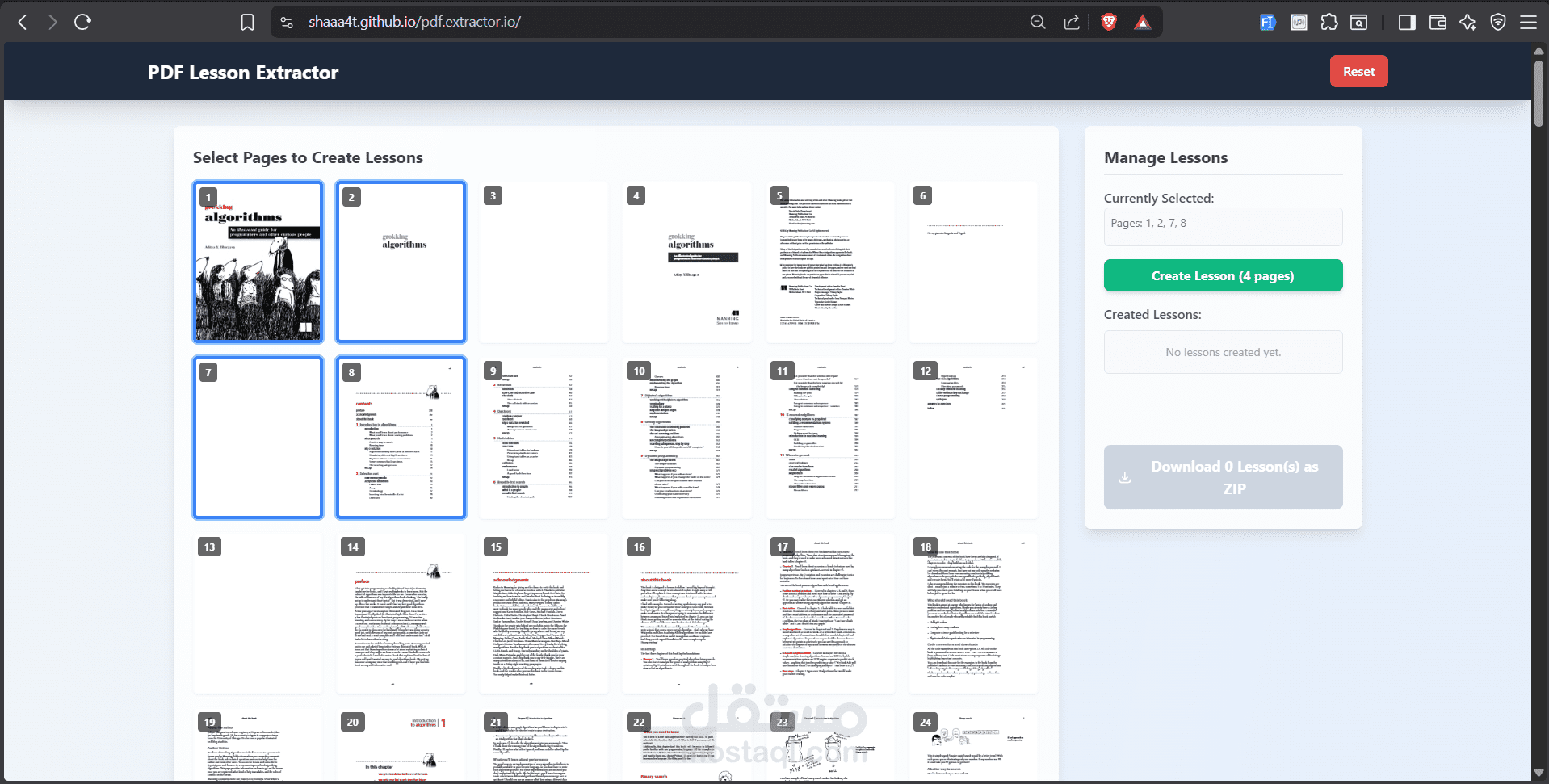 PDF extractor