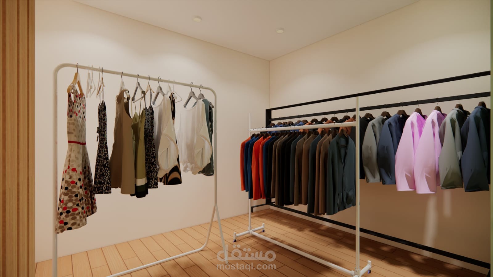 تصميم واجهة المتجر الفساتين