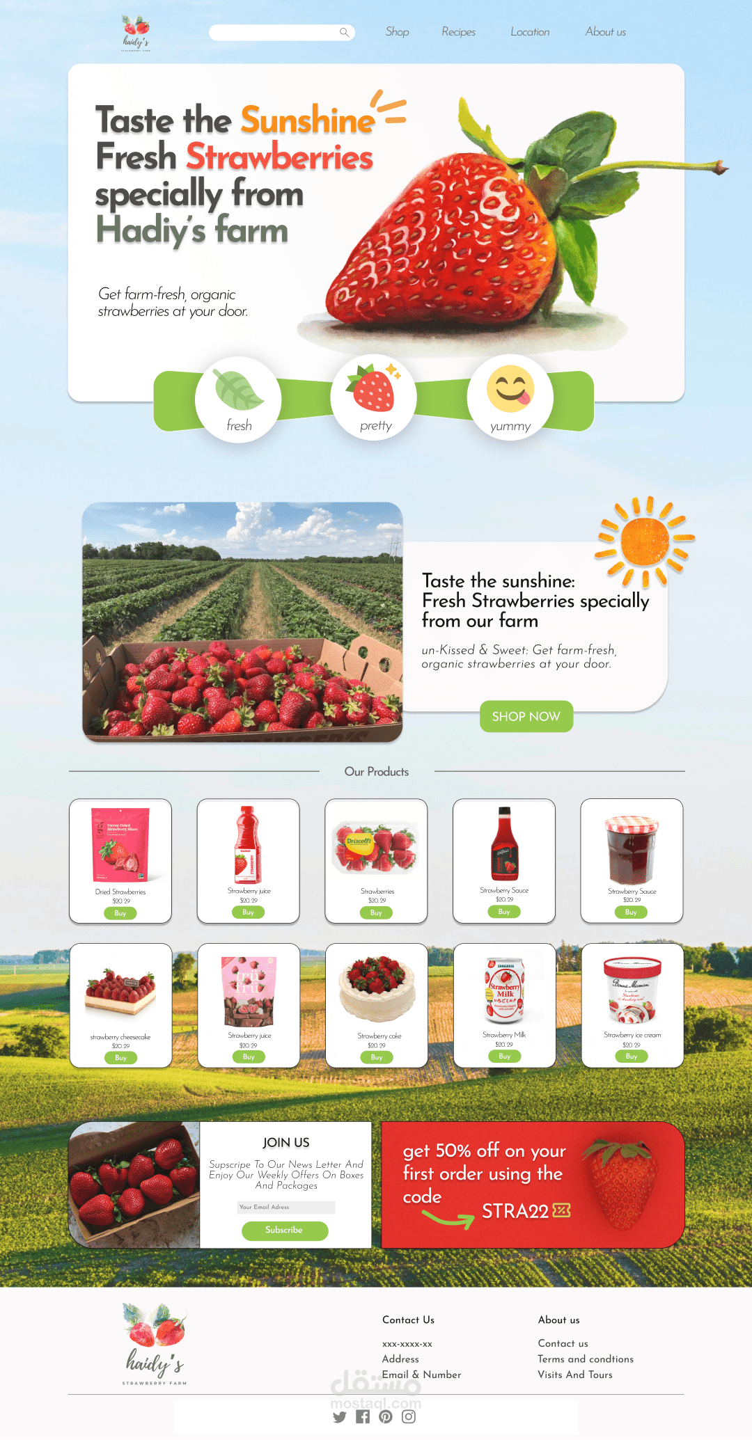 مزرعة هايدي للفراولة