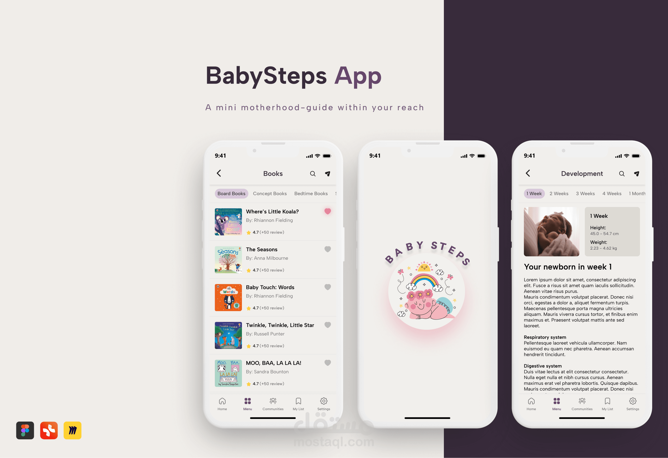 BabySteps - Mobile App