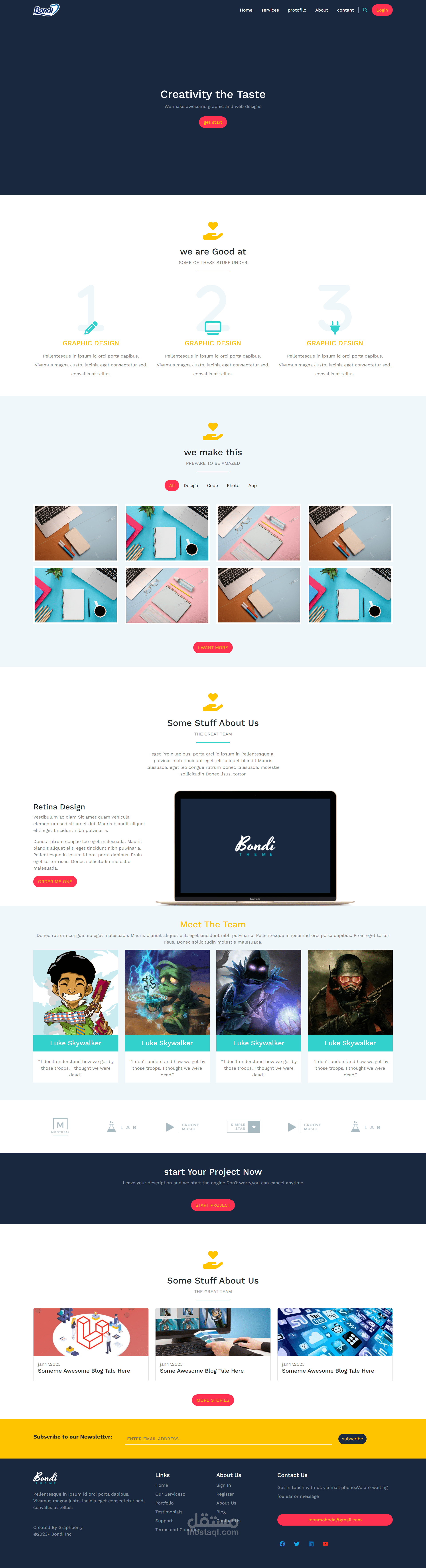 bondi page