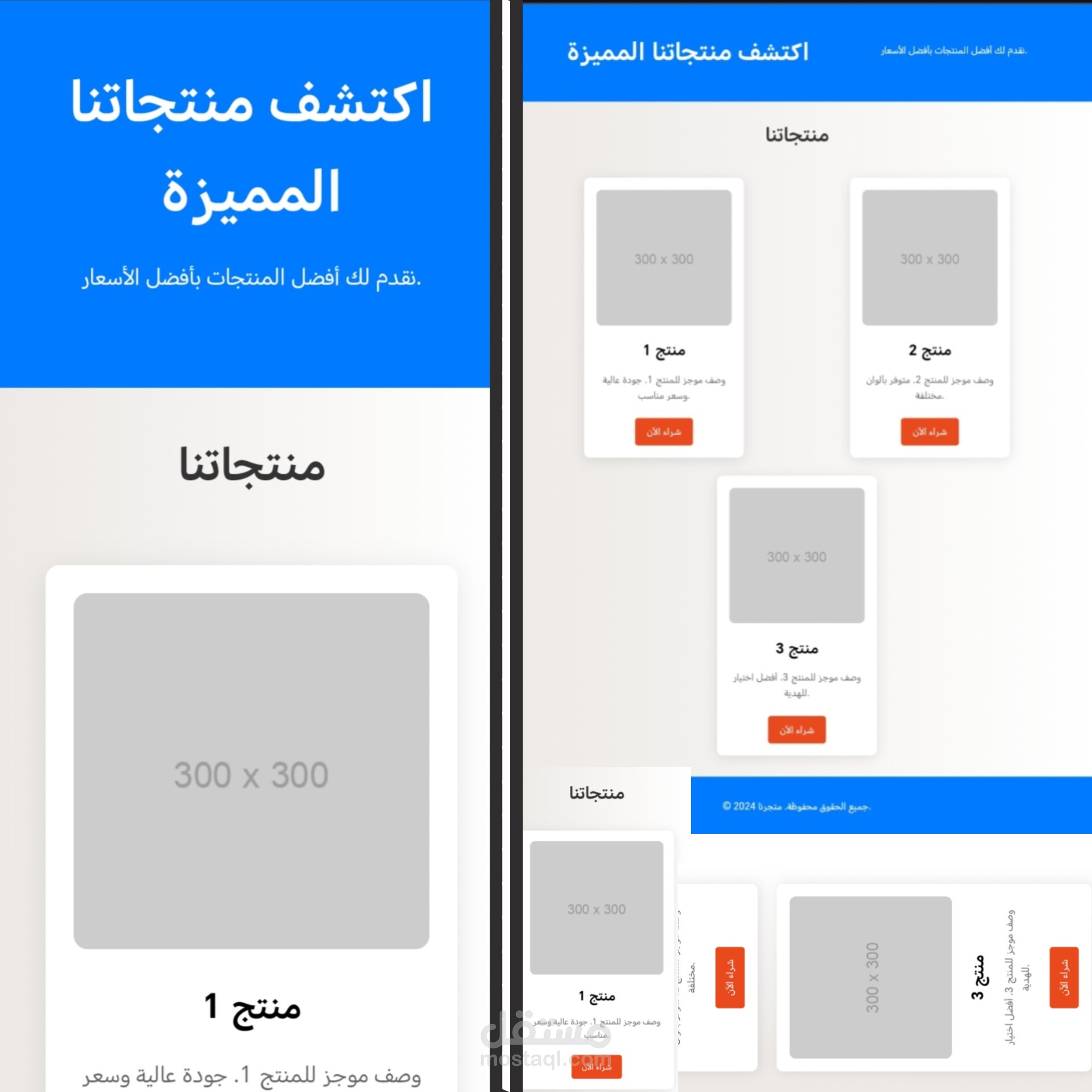 صفحة هبوط إحترافية