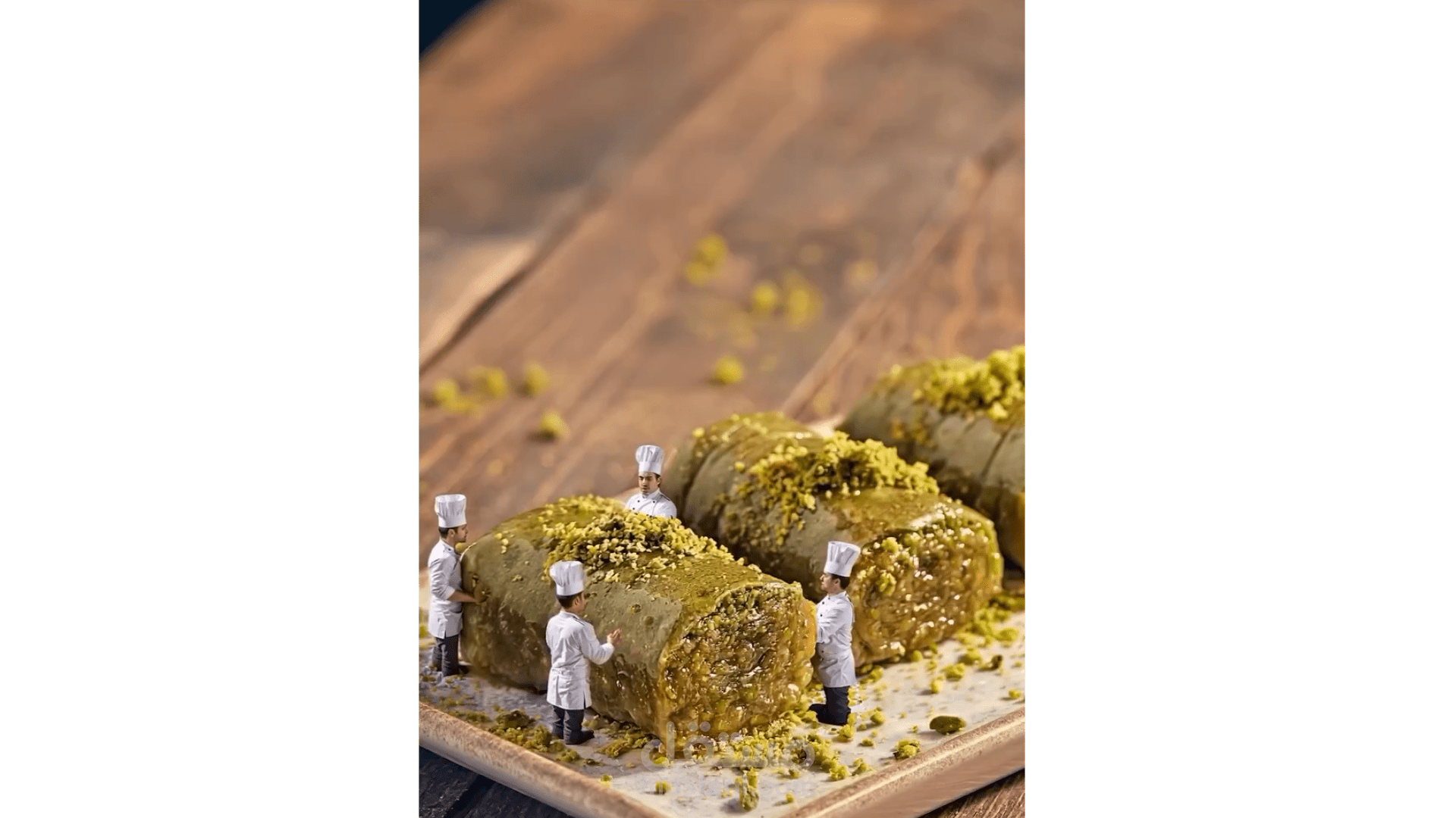 اعلان لمحل حلويات في رمضان بالذكاء الإصطناعي AI