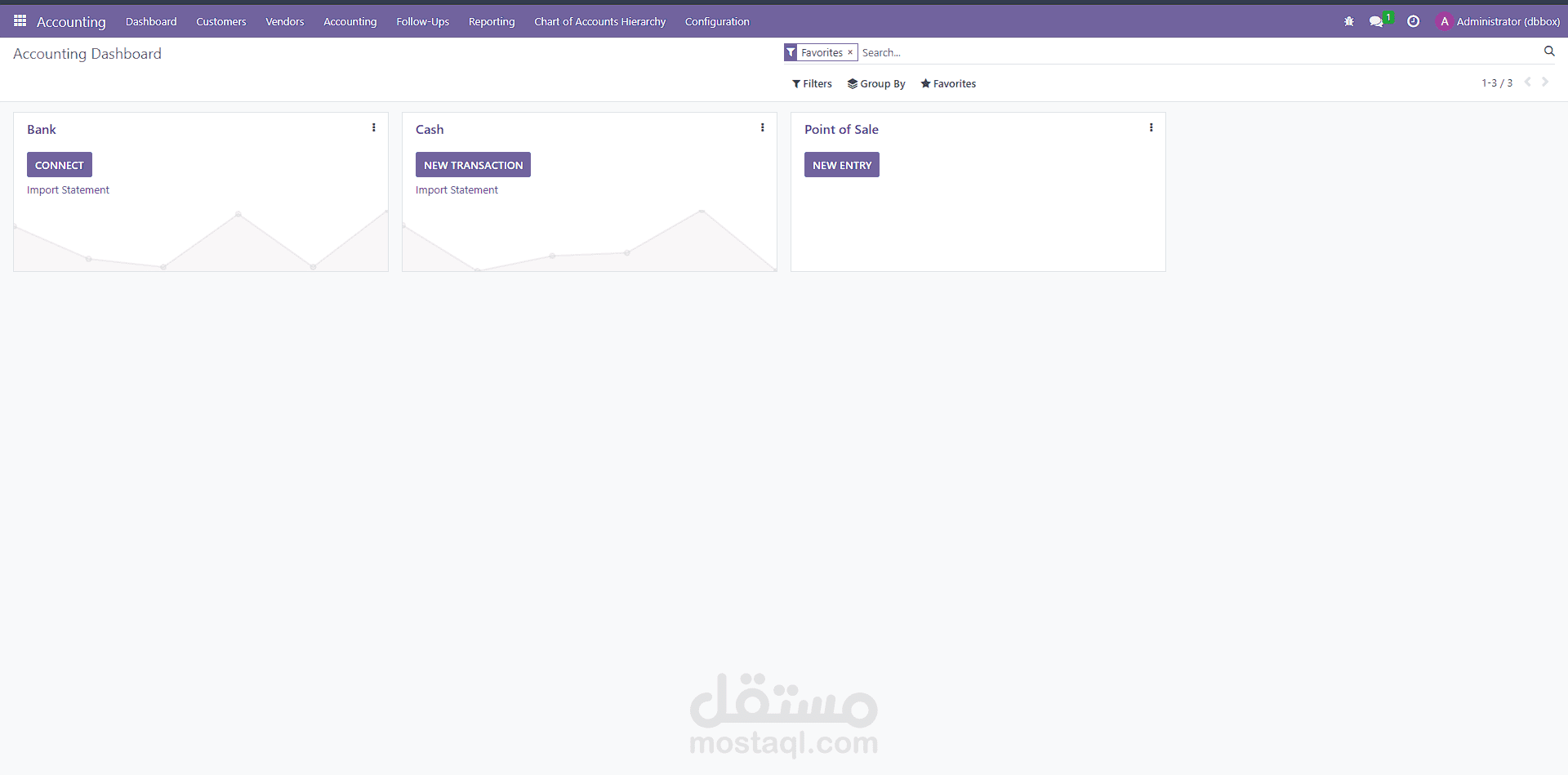 نظام إدارة شركات ومحاسبة متكامل باستخدام Odoo