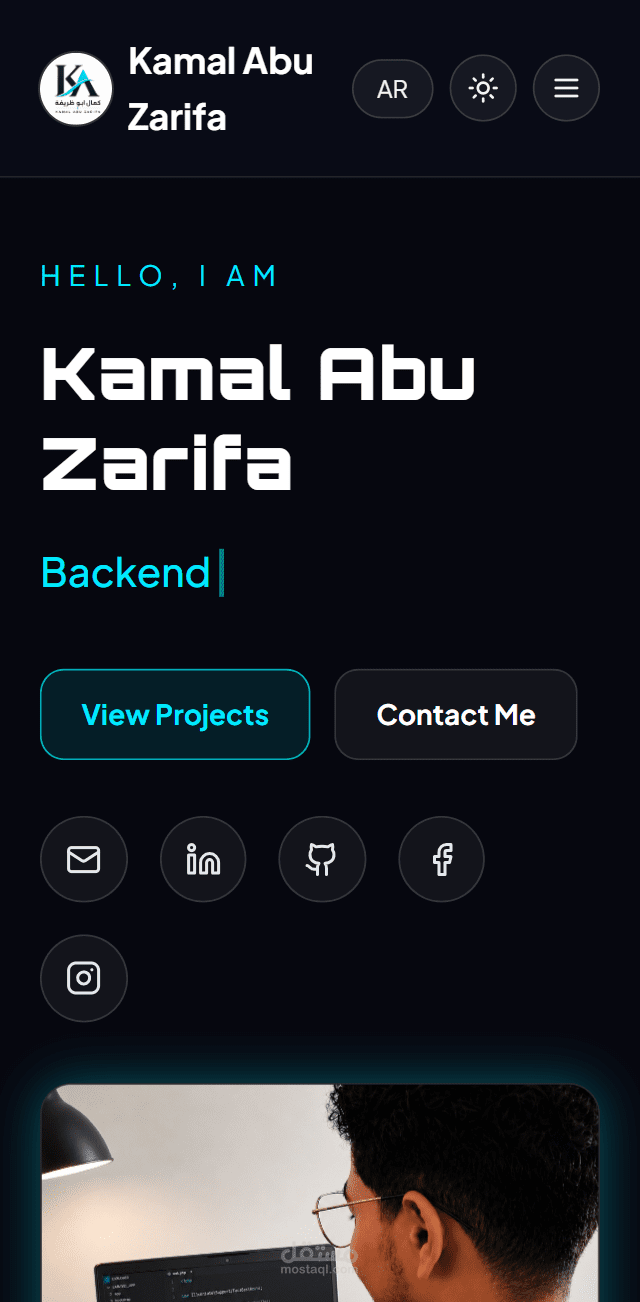 Professional Personal Portfolio Website