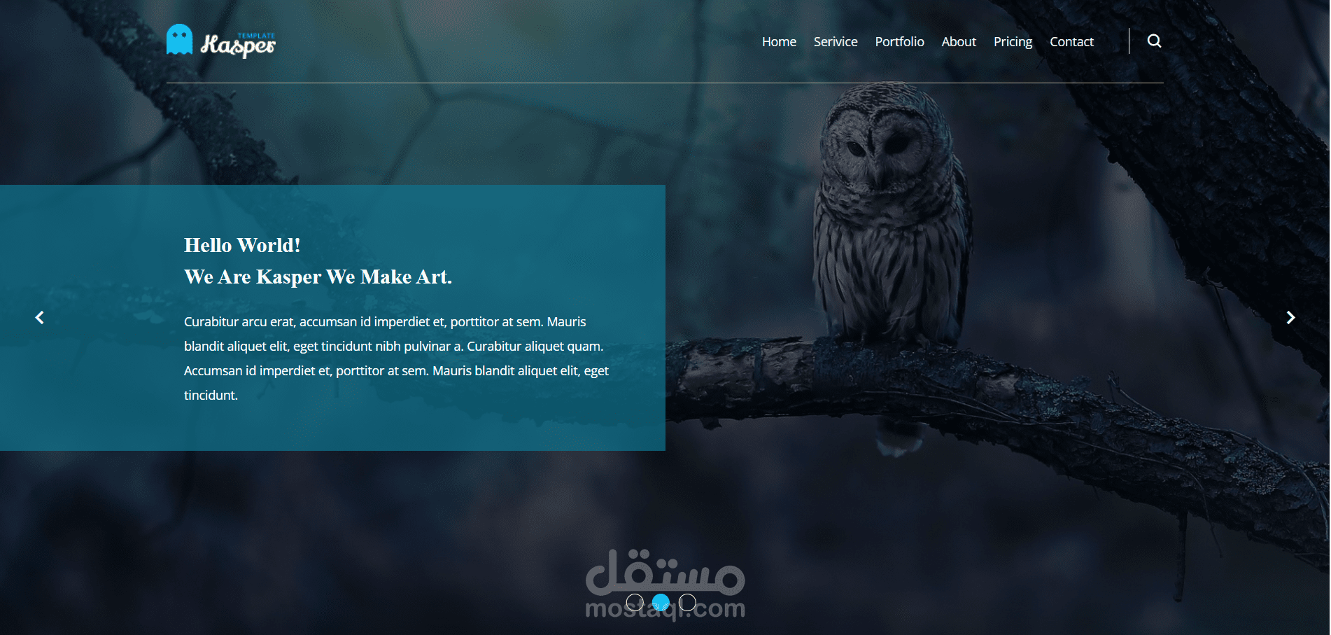 Front-End Landing Page | HTML & CSS & JavaScript