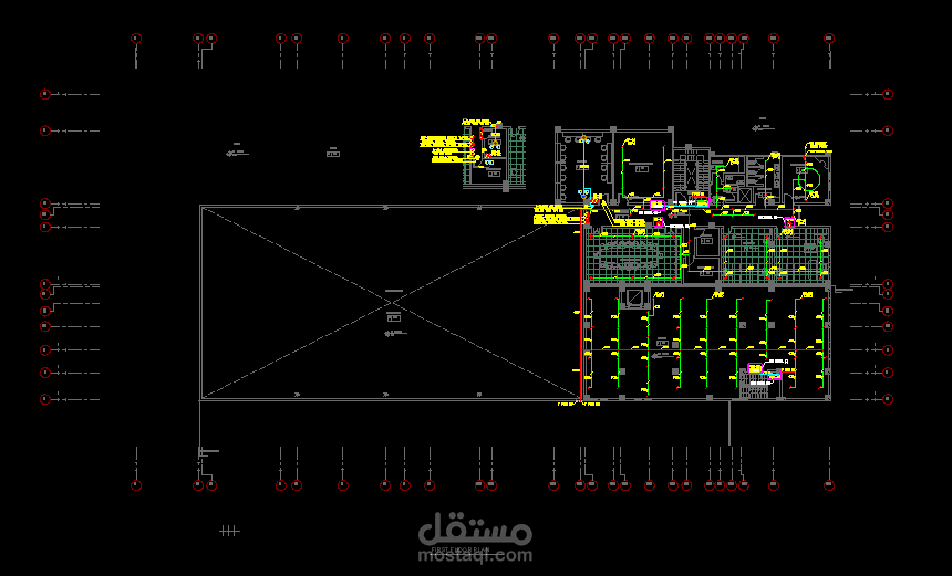 تصميم اعمال مكافحة الحريق لمبنى ادارى