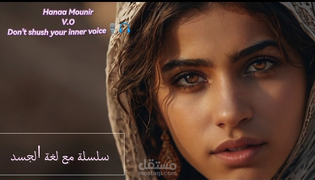 تعليق صوتي في جزء من سلسلة لغة الجسد