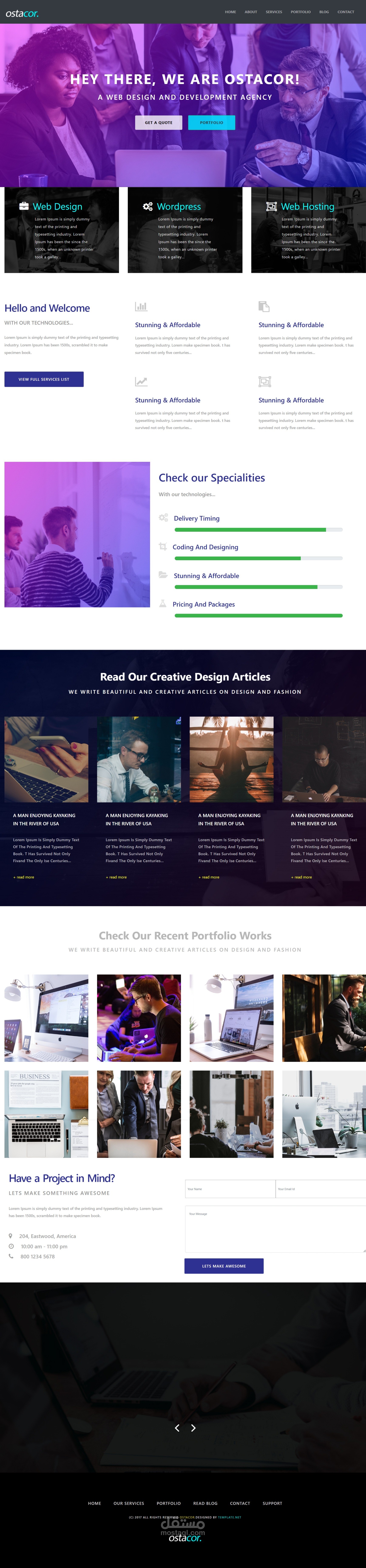 موقع لوكالة تصميم و تطوير مواقع