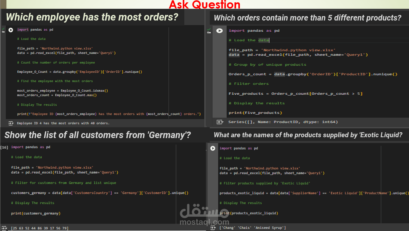 تحليل بيانات باستخدام لغة Python