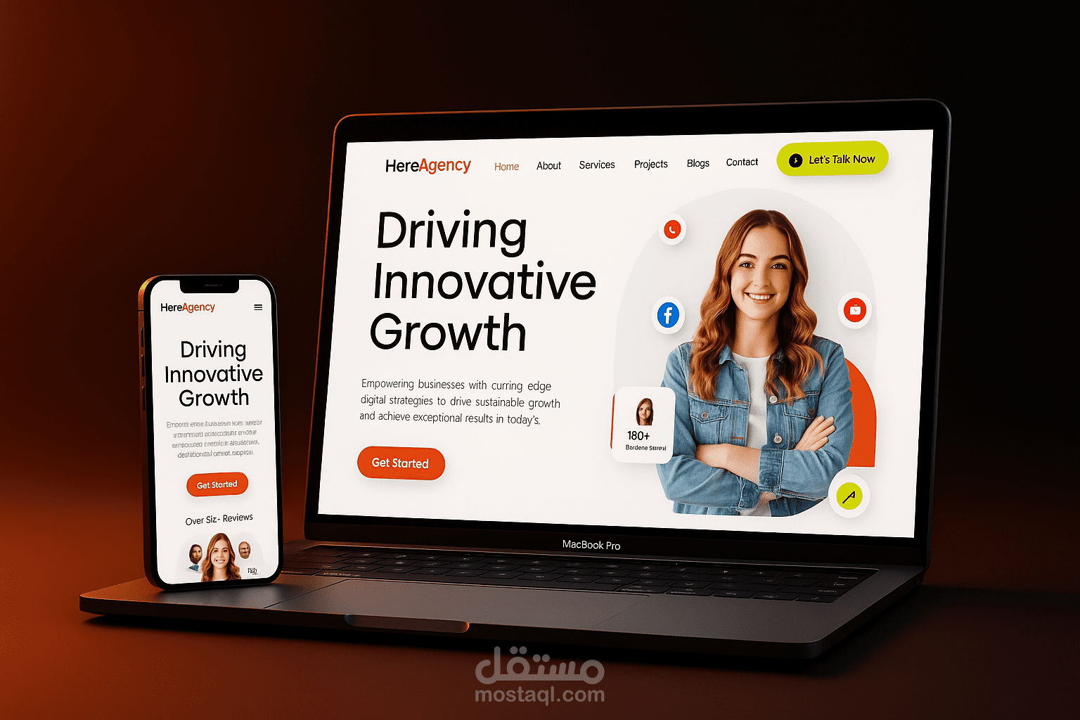 HereAgency  حلول سيو متقدمة، تسويق عبر البريد الإلكتروني، وكتابة محتوى مبدع لنمو أعمالك