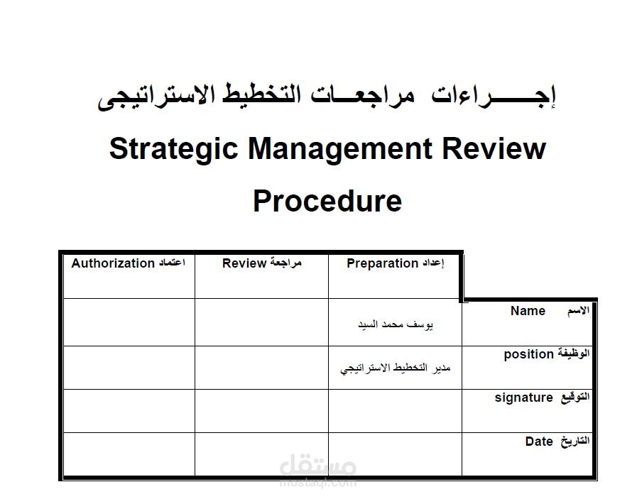 بناء هيكل تنظيمي، سياسات داخلية، حوكمة الشركات