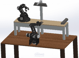 نظام روبوتي مع واجهة