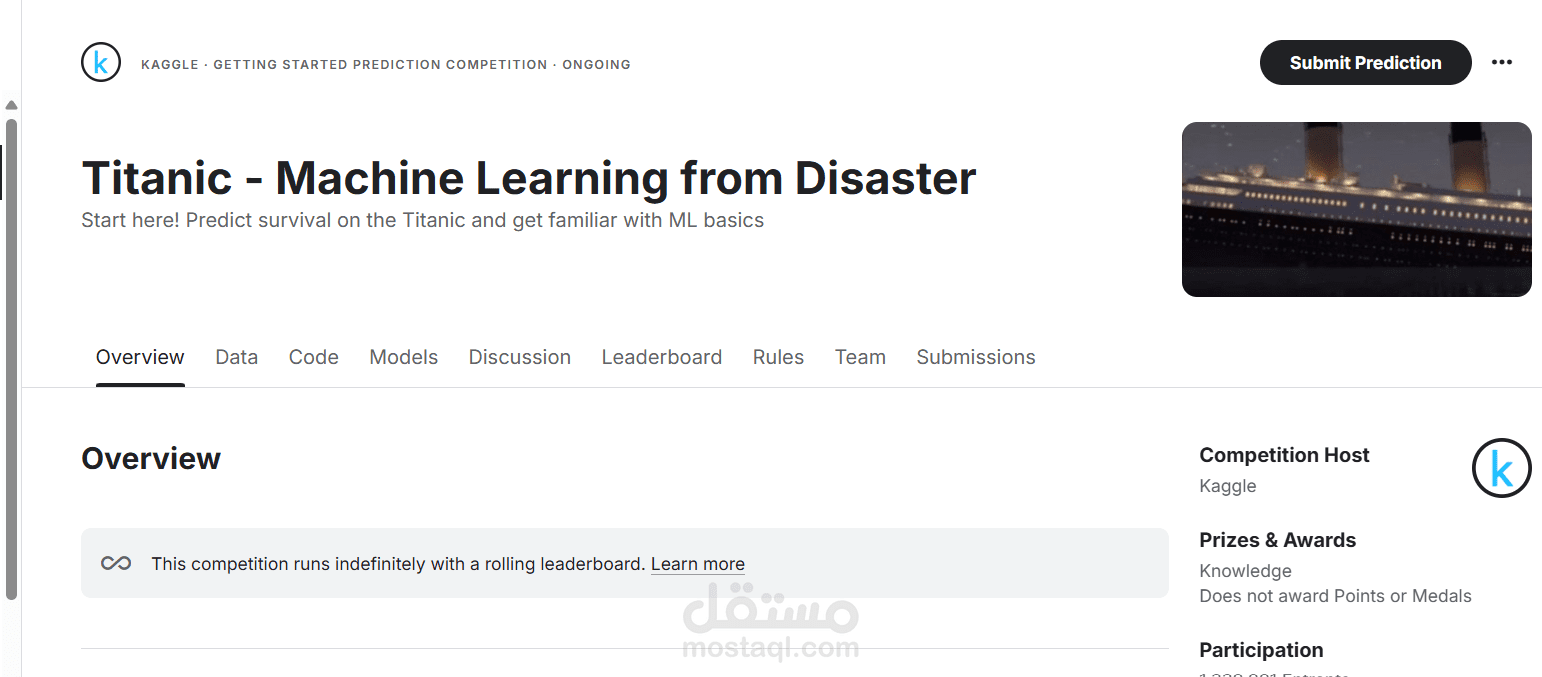 Titanic - Machine Learning from Disaster