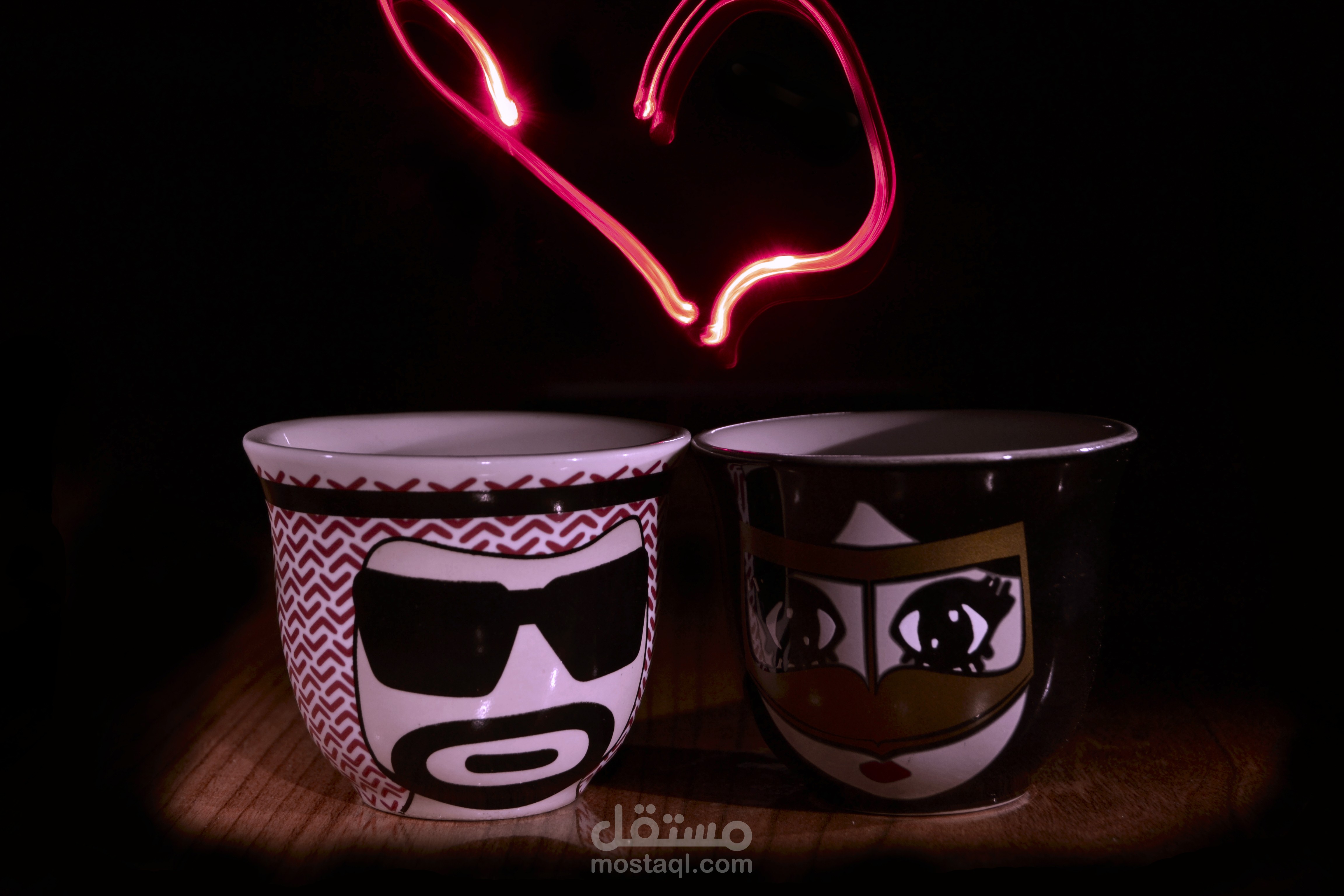 رسم بالضوء light painting